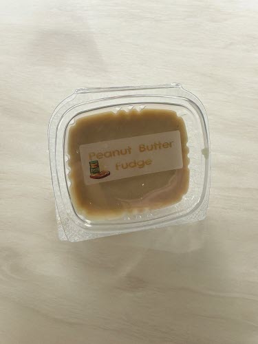 Peanut Butter Fudge Container