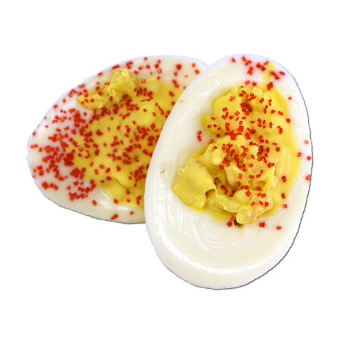 White Chocolate Deviled Eggs