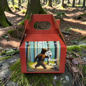 Bear Poo Box in the woods